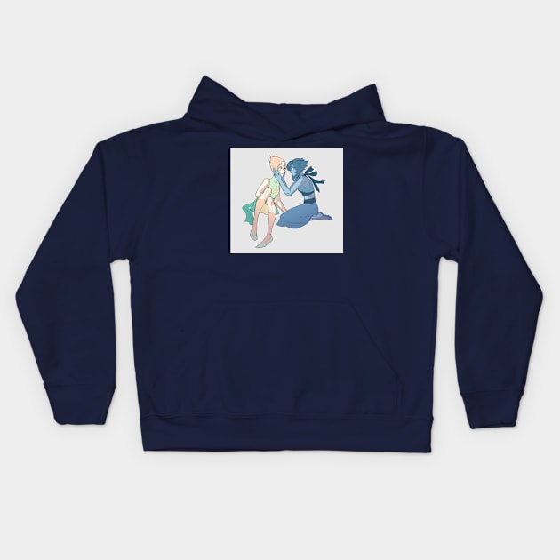 Pearl & Lapis Kids Hoodie by limesicle